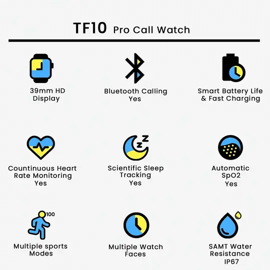 TF10 Pro Sports Watch (AMOLED)